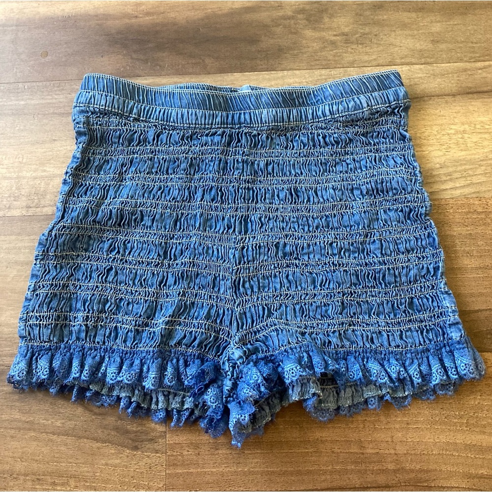 Fashion Nova Light Blue Lace Bloomers Cottagecore